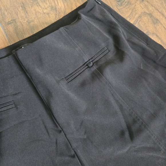 Lulu's Black Wide-Leg Dress Pants - Picture 2 of 3